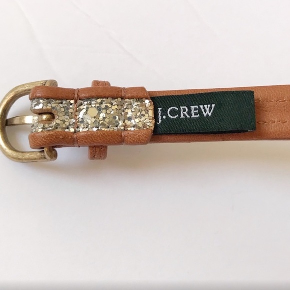 J.Crew Glitter Leather Belt - Picture 3 of 4